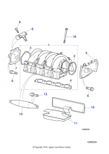AJ88685 - Jaguar Inlet manifold