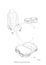 C2C22371 - Jaguar Seat control module