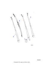 DAC6135 - Jaguar Wiper blade