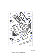 C2C29041 - Jaguar Gasket kit