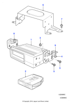 XR816796 - Jaguar Compact disc autochanger
