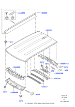 LR052896 - Land Rover Kit - Roof Rail Installation