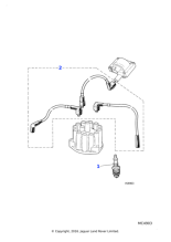 NAB3850DA - Jaguar Spark plug