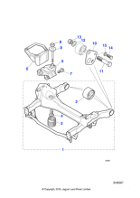 MNC2370AC - Jaguar Sub-frame bush