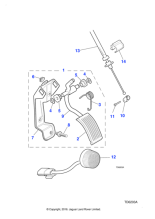 MJB4620BA - Jaguar Accelerator cable