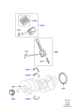 4464732 - Land Rover Bearing - Crankshaft Main