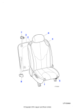 XR811043AGM - Jaguar Squab backcover