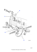 BEC14489LEG - Jaguar Seatbelt