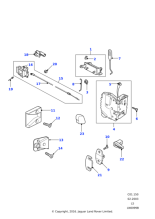 FRN100000 - Land Rover Seal-door latch striker