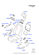 LR110824 - Land Rover GAP HIDER-FRONT SEAT