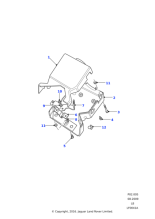 LR048112 - Land Rover Cover assembly-steering column