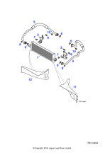 C2C34563 - Jaguar Oil cooler mounting bracket