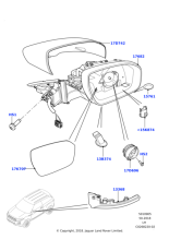LR066887 - Land Rover Mirror