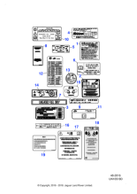 XR837245 - Jaguar Decal-tyre information