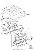 LR016955 - Land Rover Pipe And Cap - Oil Filler