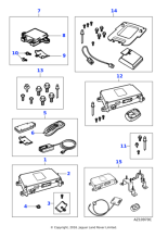 C2C19286 - Jaguar Telephone fitting kit