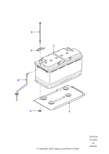 YJH500020 - Land Rover Bolt - Battery Clamp