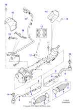 T4N34213 - Jaguar Steering rack and pinion