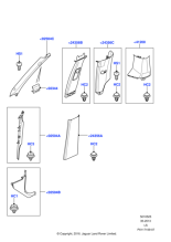 EMB500320LUM - Land Rover Panel - A Pillar - Inner