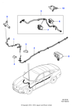 C2D32196 - Jaguar Fuel feed pipe