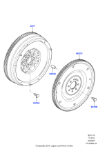 LR005813 - Land Rover Plate - Flywheel Drive