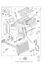 LR031515 - Land Rover Heater