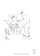 LR051110 - Land Rover Finisher-headlamp