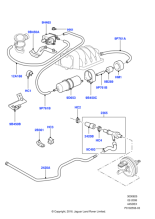 LKP000150 - Land Rover Hose - Vacuum