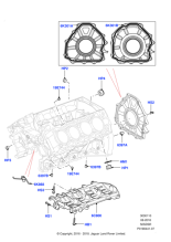 LR011219 - Land Rover Retainer And Seal - Crankshaft