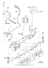 T4N24544 - Jaguar Steering rack and pinion
