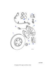 XR858130 - Jaguar Brake disc