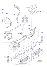 T2H47058 - Jaguar Steering rack and pinion