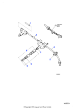 AEU2589 - Jaguar Wiper wheel box