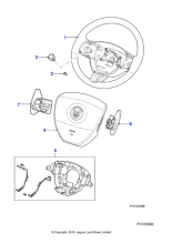 C2Z28178LJS - Jaguar Steering wheel