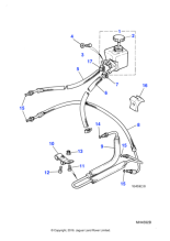 MMB3985BA - Jaguar High pressure hose