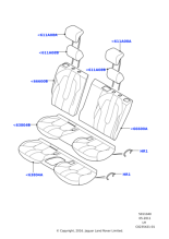 LR056706 - Land Rover Cover - Seat Cushion