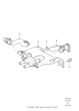 LR028380 - Land Rover Hose - Outlet