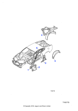 FJA1330AG - Jaguar Wheelarch panel