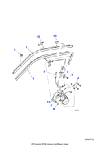 BCC6423 - Jaguar Rail seal