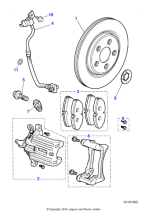 XR858224 - Jaguar Brake disc kit