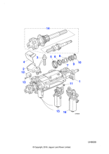XR813537 - Jaguar Steering column lock