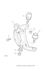FTC3570 - Land Rover Joint-ball-upper front suspension