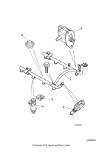 AJ81307 - Jaguar Fuel injector