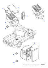 JLM20610 - Jaguar Fusebox cover