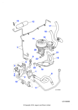XR845988 - Jaguar Hose
