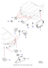 C2D36171 - Jaguar Sensor - Parking Aid System