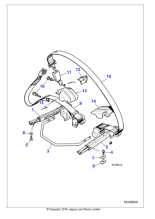 BCC9160 - Jaguar Seat slide