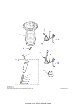 STC3594AA - Land Rover Sensor-height rear suspension