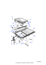 AWR2191LUM - Land Rover Finisher-sunroof