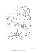 MJA6739AC - Jaguar Heater hose